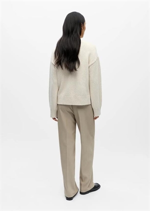 Sima ls knit pullover White Sand Object 